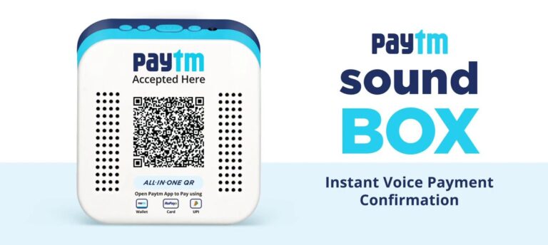 Paytm Soundbox: Instant audio confirmation for easy payments